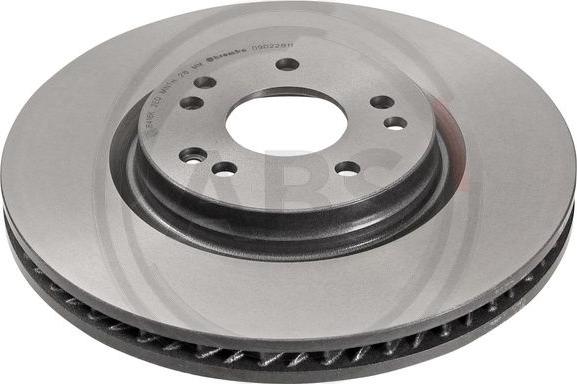 A.B.S. 09.D228.11 - Kočioni disk www.molydon.hr