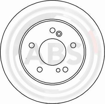 A.B.S. 16450 - Kočioni disk www.molydon.hr