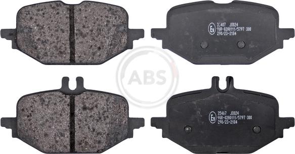 A.B.S. 35407 - Komplet Pločica, disk-kočnica www.molydon.hr