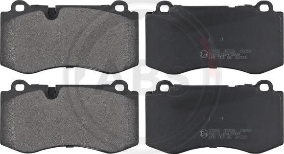 A.B.S. 37565 - Komplet Pločica, disk-kočnica www.molydon.hr