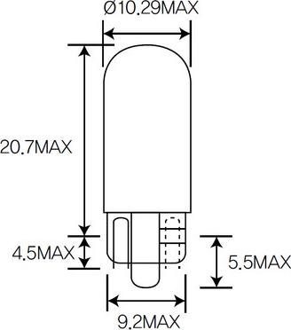 ACDelco ACT10 - Žarulja, Žmigavac www.molydon.hr