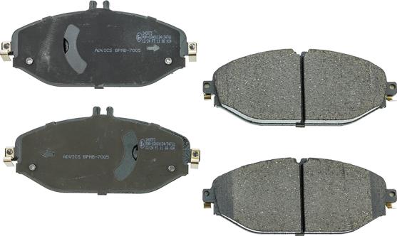 AISIN BPMB-7005 - Komplet Pločica, disk-kočnica www.molydon.hr