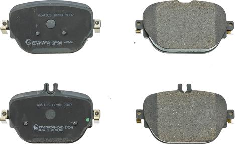 AISIN BPMB-7007 - Komplet Pločica, disk-kočnica www.molydon.hr
