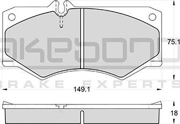 Akebono AN-4180KE - Komplet Pločica, disk-kočnica www.molydon.hr