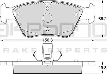 Akebono AN-4311K - Komplet Pločica, disk-kočnica www.molydon.hr