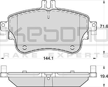 Akebono AN-4790WK - Komplet Pločica, disk-kočnica www.molydon.hr