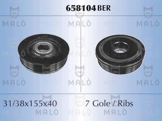 AKRON-MALÒ 658104BER - Remenica, radilica www.molydon.hr