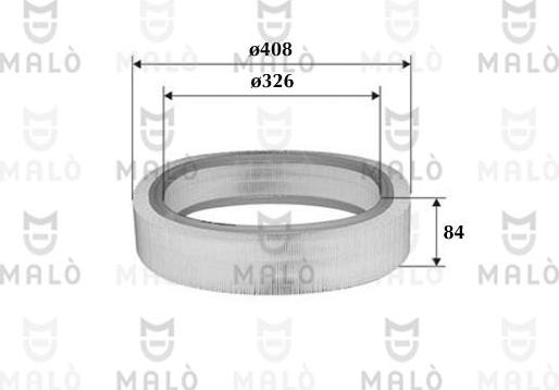 AKRON-MALÒ 1500416 - Filter za zrak www.molydon.hr