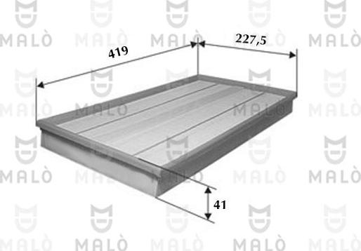 AKRON-MALÒ 1500439 - Filter za zrak www.molydon.hr
