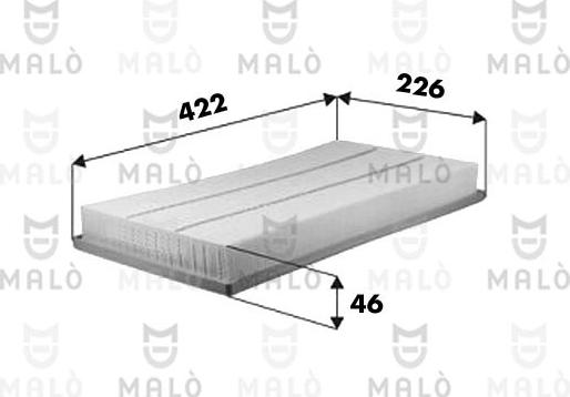 AKRON-MALÒ 1500662 - Filter za zrak www.molydon.hr