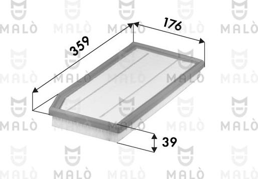 AKRON-MALÒ 1500689 - Filter za zrak www.molydon.hr