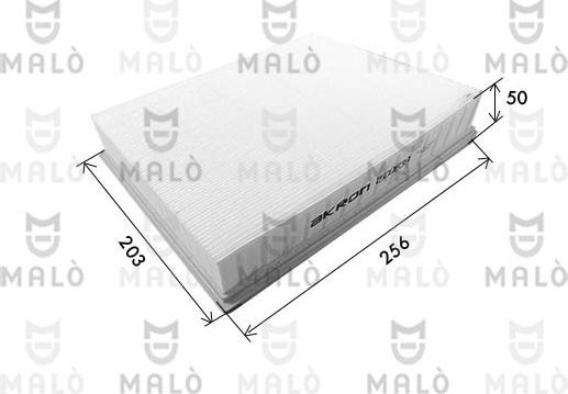 AKRON-MALÒ 1500639 - Filter za zrak www.molydon.hr