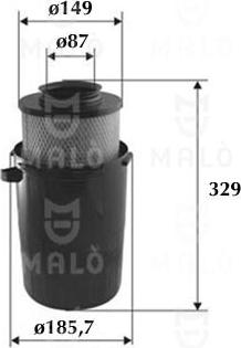 AKRON-MALÒ 1500183 - Filter za zrak www.molydon.hr