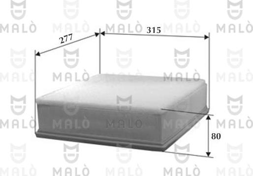 AKRON-MALÒ 1500135 - Filter za zrak www.molydon.hr
