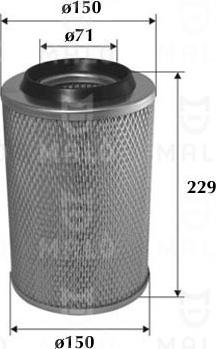 AKRON-MALÒ 1500368 - Filter za zrak www.molydon.hr
