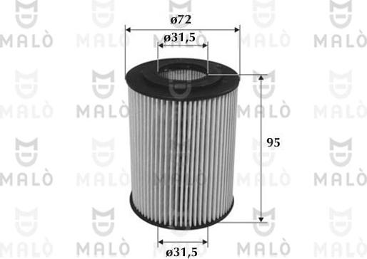 AKRON-MALÒ 1510091 - Filter za ulje www.molydon.hr