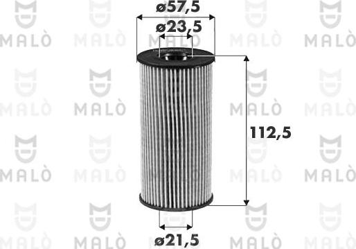 AKRON-MALÒ 1510248 - Filter za ulje www.molydon.hr