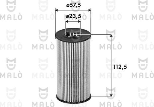 AKRON-MALÒ 1510257 - Filter za ulje www.molydon.hr