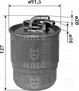 AKRON-MALÒ 1520083 - Filter za gorivo www.molydon.hr