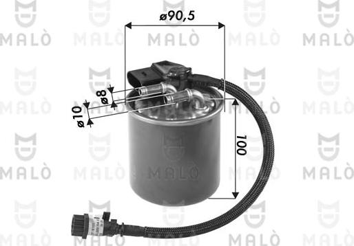 AKRON-MALÒ 1520251 - Filter za gorivo www.molydon.hr