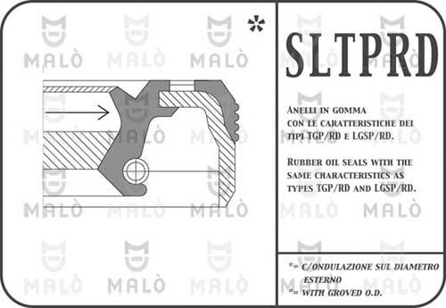 AKRON-MALÒ 1148PRDA - Radijalni Brtveni prsten (semering), diferencijal www.molydon.hr