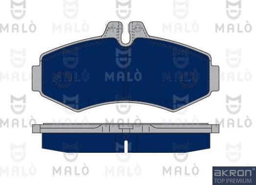 AKRON-MALÒ 1050067 - Komplet Pločica, disk-kočnica www.molydon.hr
