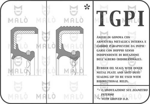 AKRON-MALÒ 688PIFL - Radijalni Brtveni prsten (semering), diferencijal www.molydon.hr