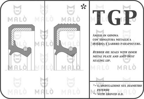 AKRON-MALÒ 962PTF - Radijalni Brtveni prsten (semering), radilica www.molydon.hr
