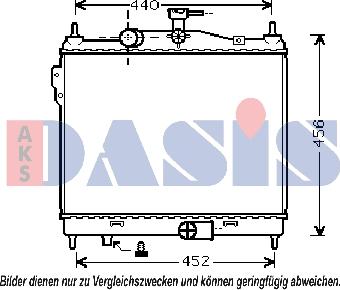 AKS Dasis 560056N - Hladnjak, hladjenje motora www.molydon.hr