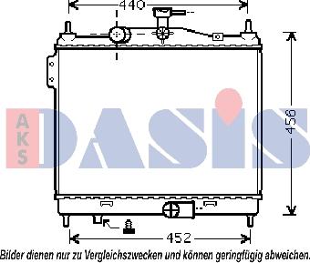 AKS Dasis 560057N - Hladnjak, hladjenje motora www.molydon.hr