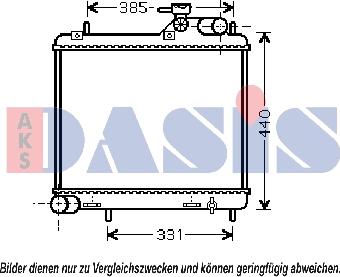 AKS Dasis 560025N - Hladnjak, hladjenje motora www.molydon.hr