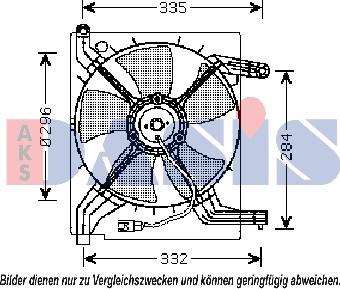 AKS Dasis 518014N - Ventilator, hladjenje motora www.molydon.hr