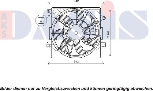 AKS Dasis 518110N - Ventilator, hladjenje motora www.molydon.hr