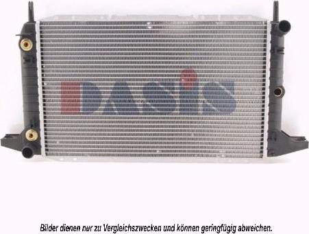 AKS Dasis 091080N - Hladnjak, hladjenje motora www.molydon.hr