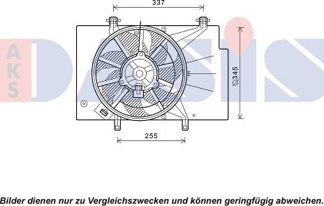 AKS Dasis 098138N - Ventilator, hladjenje motora www.molydon.hr