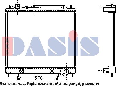 AKS Dasis 140640N - Hladnjak, hladjenje motora www.molydon.hr