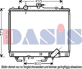 AKS Dasis 140012N - Hladnjak, hladjenje motora www.molydon.hr
