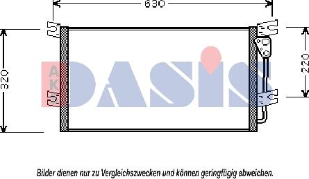 AKS Dasis 142004N - Kondenzator, klima-Uređaj www.molydon.hr