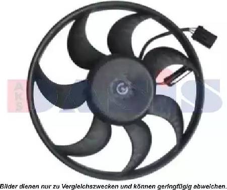 AKS Dasis 158077N - Ventilator, hladjenje motora www.molydon.hr