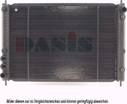 AKS Dasis 100960N - Hladnjak, hladjenje motora www.molydon.hr