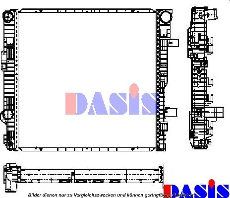 AKS Dasis 132010N - Hladnjak, hladjenje motora www.molydon.hr