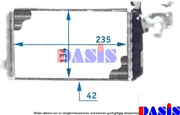 AKS Dasis 129300N - Izmjenjivač topline, grijanje unutrasnjeg prostora www.molydon.hr