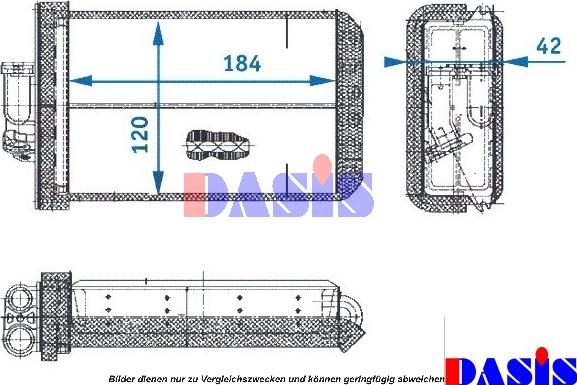 AKS Dasis 129370N - Izmjenjivač topline, grijanje unutrasnjeg prostora www.molydon.hr