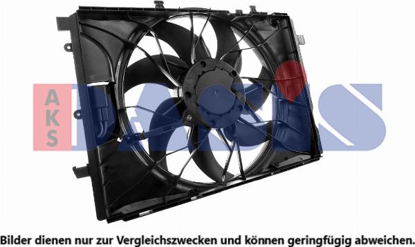 AKS Dasis 128099N - Ventilator, hladjenje motora www.molydon.hr