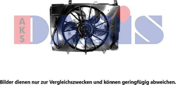 AKS Dasis 128203N - Ventilator, hladjenje motora www.molydon.hr