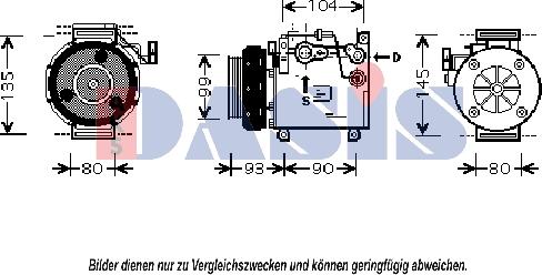 AKS Dasis 851064N - Kompresor, klima-Uređaj www.molydon.hr