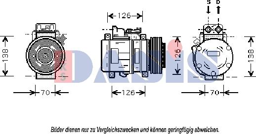 AKS Dasis 851032N - Ploča zahvataca, (elektro)magnetna spojnica-kompresor www.molydon.hr