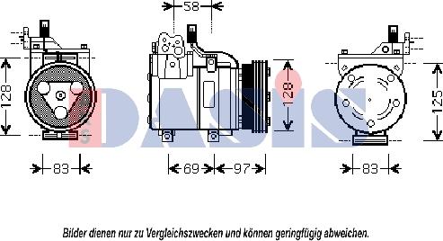 AKS Dasis 851391N - Kompresor, klima-Uređaj www.molydon.hr