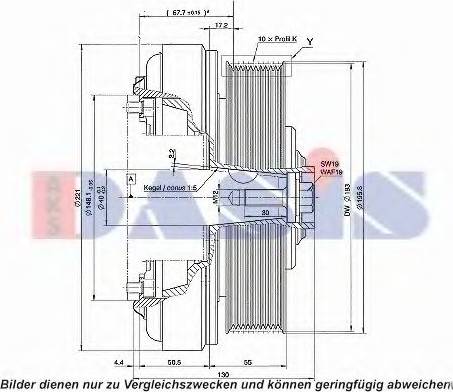 AKS Dasis 851253N - (Elektro)magnetna spojnica, kompresor klima-Uređaja www.molydon.hr