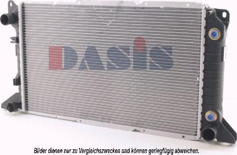 AKS Dasis 250280N - Hladnjak, hladjenje motora www.molydon.hr